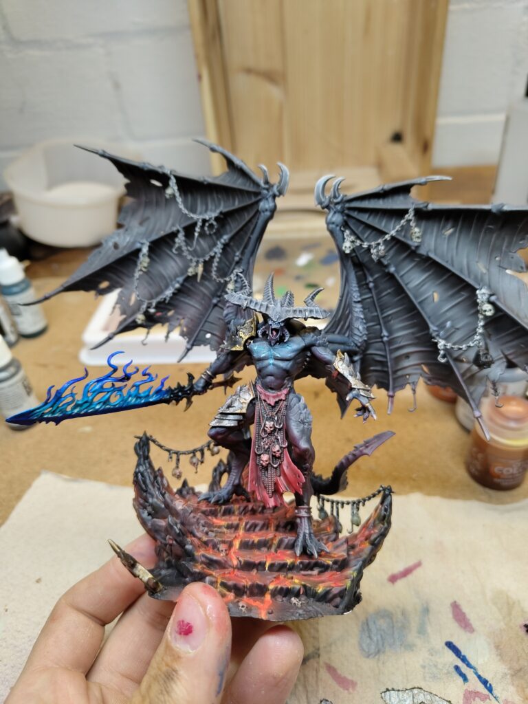 Bemalte Belakor Figur von age of Sigmar